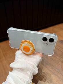 Funny Phone Case,Ugly Phone Case 1pc Funny Cute Simulated Egg Holder Transparent Drop-Resistant/Anti-Drop Phone Case Suitable For IPhone 17/17 Air/17 Pro/17 Pro Max/16 Pro Max/16/16 Pro/16 Plus/15/15 Pro Max/15 Pro/11/12/13/14 Pro Max/11 Pro/11 Pro Max/12 Pro/12 Pro Max/13 Pro/13 Pro Max/14 Pro/14 Pro Max, Creative And Elegant - Multicolor - View 4