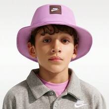 Nike Youth K NK APEX BUCKET SQ FUT Hat, Bucket Hat FB5648-503 - Pink - View 4