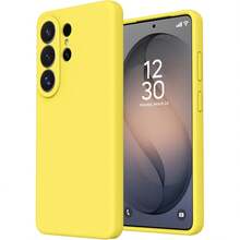 適用於 Galaxy A56 A36 A26 A16 A06 A07 A17 A27 A37 A57 S26 S25 FE 手機殼，薄款輕量軟膠保護殼，夏季糖果色可愛女孩風，相容 Galaxy S26 Ultra S25 Ultra、Honor、Note 15 - 黃色 - 查看 7