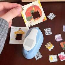 1pc Stamp Embossing Tool, Stamp Planner Hole Punch, Creative Handmade Embossing Tool, Scrapbooking Material Collection Tool - A - View 4