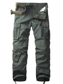AKARMY Men's Casual Cargo Pants  BDU Camo Pants Combat Work Pants With 8 Pockets Outdoor Hiking Pants Multi-Pockets Pants (No Belt) - Xanh lá cây chiến thuật của quân đội - Xem 8