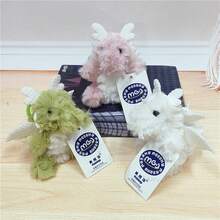 1个小型飞龙毛绒玩偶，恐龙坐姿柔软填充毛绒抱枕玩偶，恐龙，泰迪熊，生日，圣诞节，情人节礼物 - 彩色 - 查看 3