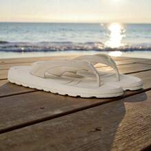 Women's Orthopedic Beige Slippers, Anatomical, Non-Slip, Comfortable - 米色融合 - 查看 9