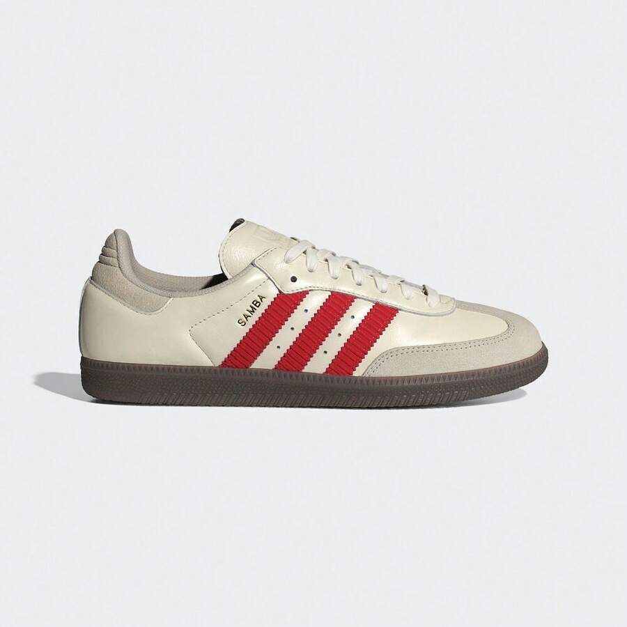 Adidas Originals SAMBA OG 男女通用休闲运动鞋，低帮 IH6815 - 米棕色 - 查看 1