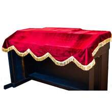 88键钢琴键盘保护套，可伸缩防尘折叠防水，带抽绳锁扣 - 彩色 - 查看 5