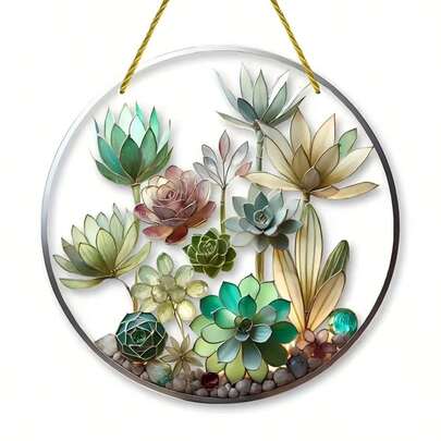 Charming Rose And Hummingbird Wall Art - PVC, Easy Hanging Decor Suitable For Home And Garden, Perfect Gift Idea