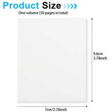 Giấy ghi chú trong suốt, thích hợp cho học sinh tiểu học và trung học, giấy nhớ có keo dính, kích thước lớn để ghi chú và sửa lỗi. - Trong sáng - Xem 11