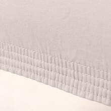 Funda para silla individual, tamaño estándar - 96 % algodón, 4 % elastano - Fabricada en Turquía - Gris Claro - Ver 4