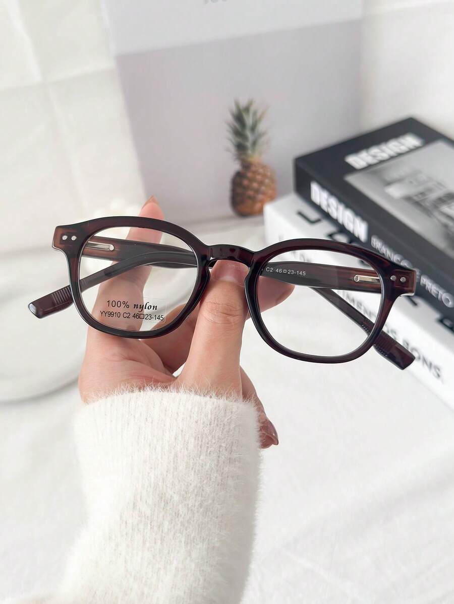MELINDA MODA Grange Frame For Women's Eyeglasses, Nylon, Classic Style - Rust Brown - View 1