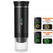 Portable Dual-Use Coffee Machine, 72W With 2500mAh*3 Battery, Equipped With LED Temperature Display, Hot And Cold Drinks, Easy-To-Use Button Control, Machine With USB-C Self Heating, Grinding Coffee And Capsules Suitable For Home, Office, Camping, Car, And Travel.Valentine's Day Gifts, - Multicolor - View 12