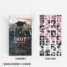 92件/盒 新专辑 DOIT（60张LOMO卡+32张贴纸），K-POP粉丝周边，SKZ限量版粉丝商品，照片卡，贴纸，节日礼物 - 彩色 - 查看 8