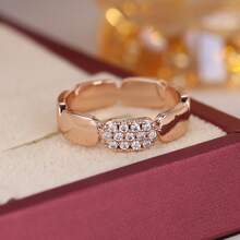 1pc Fashionable Minimalist Elegant Design Women's Ring, Luxury Sophisticated Style Suitable For Parties, Gatherings, Banquets - Ring - View 3
