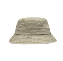 Skechers Nuevo visera de cubo casual unisex bordada - Caqui - Ver 3