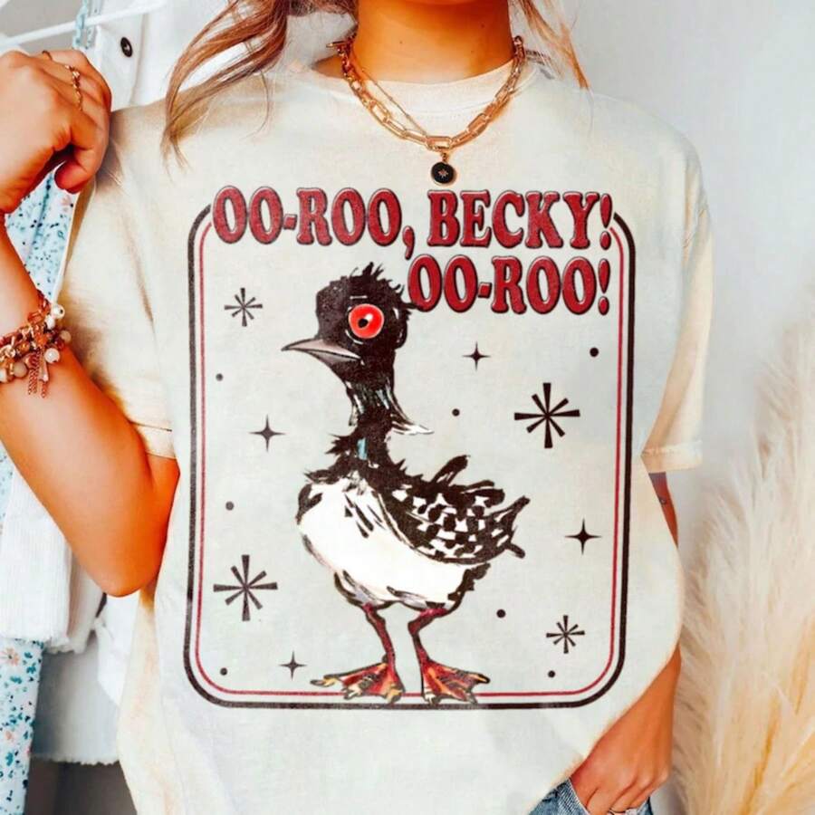 Funny Becky Comfort Color Shirt, Trending Unisex Tee, Disneyland Trip Shirt 2026 - 白色 - 查看 1