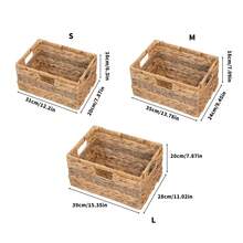 Handwoven Basket For Versatile Home Organization In Living Room, Bedroom, Entryway And Bathroom – Durable Design With Thick Carrying Handle And Reinforced Metal Frame, Ideal For Towels, Accessories, Craft Supplies, Plant Display, And Gift Storage, Lightweight Yet Sturdy Weaving, Premium Finish, Neutral Tone, Space-Saving Decor Solution For Spring Refresh And Everyday Home Styling - Multicolor - View 5