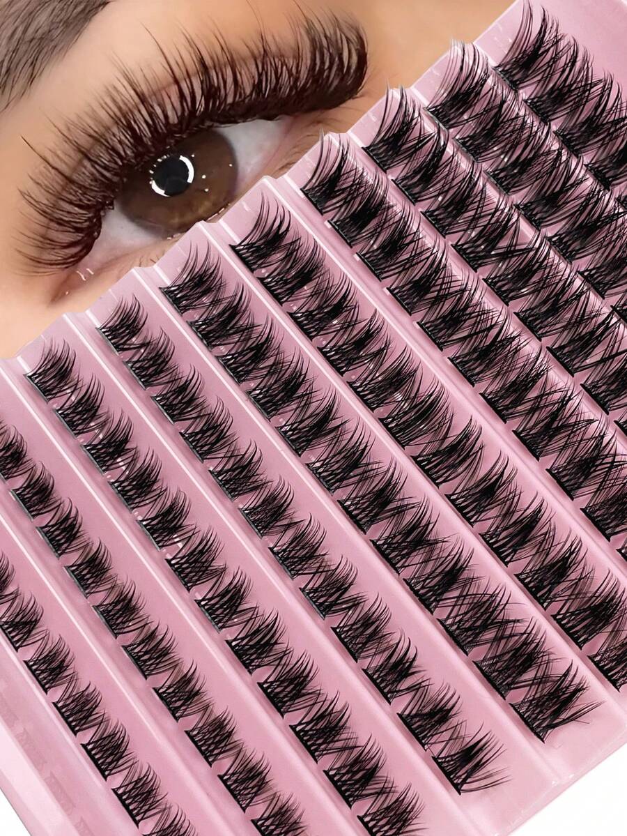 120片/套 Asiteo 柔软自然貂毛假睫毛，DIY睫毛嫁接片，单根假睫毛