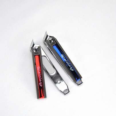  Kìm cắt móng tay chuyên nghiệp Weixiang 1 chiếc, lưỡi cắt vát nhọn, sắc bén, làm bằng thép không gỉ, tích hợp dũa móng, tay cầm chống trượt, dụng cụ làm móng chắc chắn, chống gỉ, thích hợp cho móng chân mọc ngược, móng dày và cứng, dụng cụ làm móng tay móng chân tại nhà, salon, du lịch, dùng được cho cả nam và nữ.