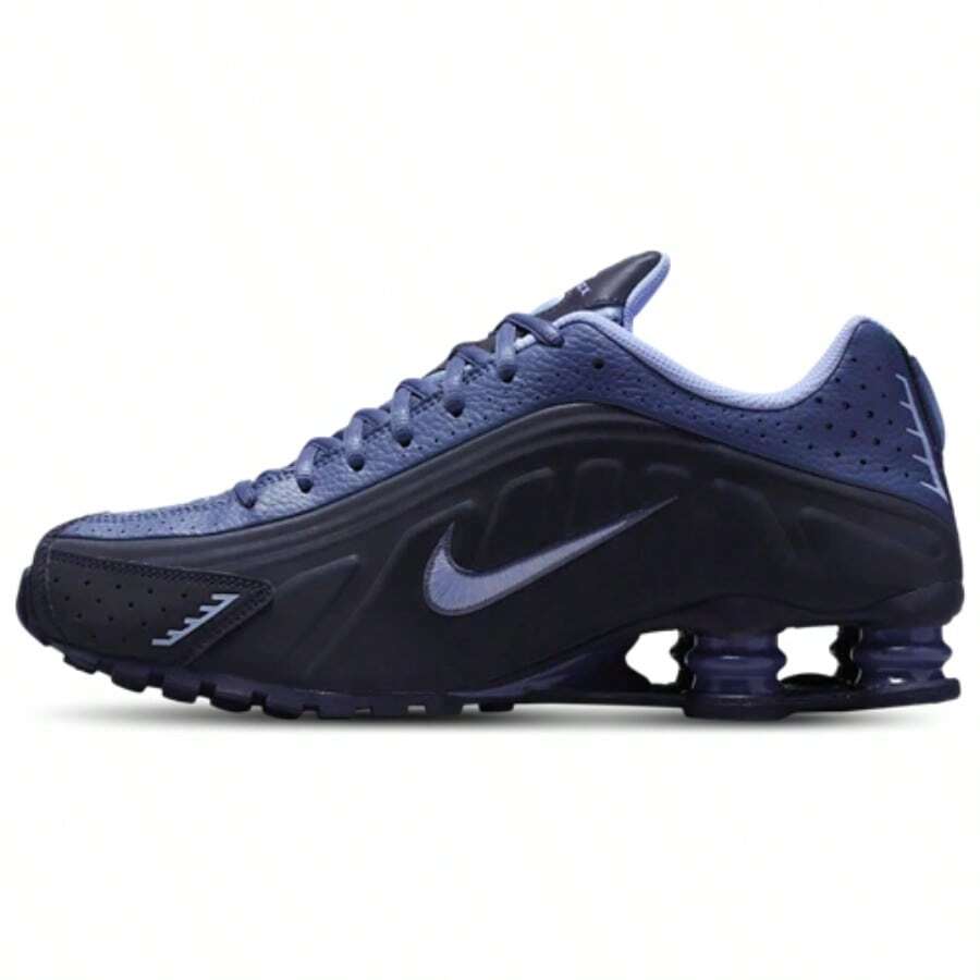 Nike Shox R4 Na9 Men's Casual Sneakers Obsidian Diffused Blue IM8462-451 - Blue - View 1