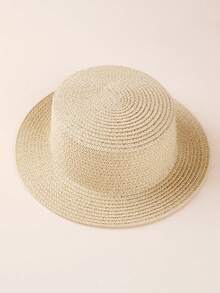 1顶男女通用平顶圆帽，适合春、夏、秋季佩戴 - 1PC - 查看 8