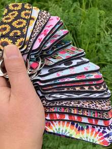 New Hanging Accessories Bag Hanging Printing Leopard Sunflower Snake Pattern Women's Mouth Red Envelope Fashionable Creative Perfum Bag (Pattern Position Random) - Multicolor - View 8