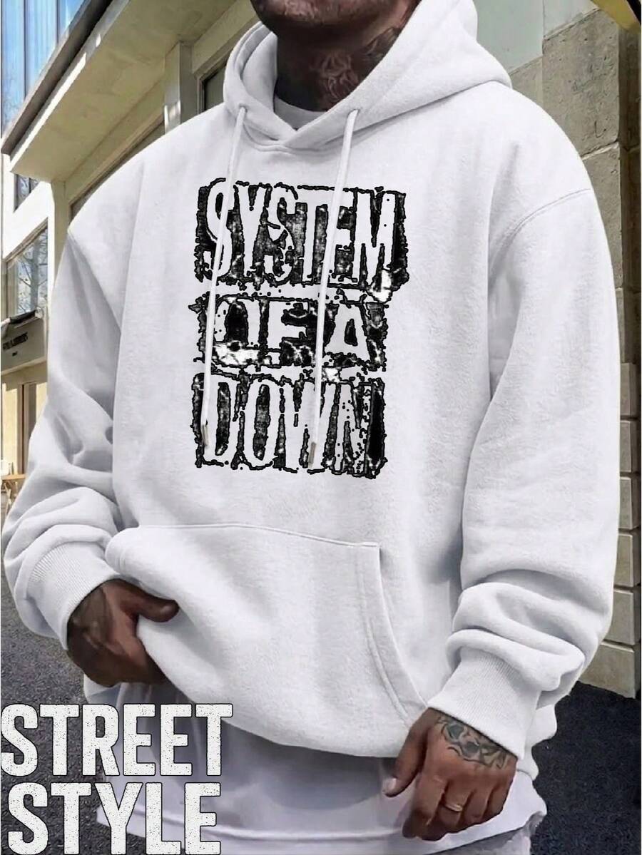Rock Nu Metal Band Sweatshirt System Of A Down SOAD International Music Unisex Men's Women's 100% Cotton Top Premium Streetwear New Release Immediate Shipping Various Colors!! - 白色 - 查看 1