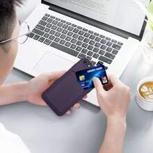 Wallet Case Compatible With Apple SE (2022/2020) / 8/7 Case With Card Holder - Protective Wallet Case With Card Slots - Baltic Blue, 43355378 - 軍綠色 - 查看 6