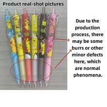 6pcs/12pcs Themed Cartoon Style Black Pens/Ballpoint Pens/Rollerball Pens, School And Office Stationery, School/Office Supplies, Writing Stationery, Also Suitable As Birthday Gifts, Back To School Gifts, Party Favors, Holiday Gifts, Graduation Gifts [Random Styles Sent] - Sets - View 7