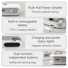 Máy hàn và cắt túi mini 2 trong 1, sạc USB, cầm tay, dùng để hàn kín túi nhựa, dụng cụ nhà bếp thiết yếu để bảo quản và giữ thực phẩm tươi ngon. - Nhiều màu - Xem 9
