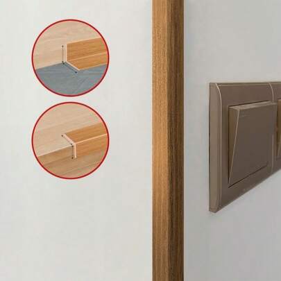 Protectores de esquinas flexibles y autoadhesivos, adecuados para zócalos, escritorios, bordes de techos, decoración DIY, prevención de daños en las esquinas de las paredes, utilizables en el hogar u oficina, pintables y removibles sin daños