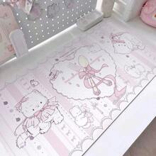 Pink Sweet Cute Kitten PU Leather Mouse Pad Office Desk Mat Mouse Pad Computer Speed Type Carpet Mat Player Laptop Keyboard - 可愛的小貓 - 查看 5