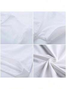 Women Robot Robloxs Man Face Gaming Meme T Shirts Women Clothing Vintage Short Sleeve Round Neck Tees Unique T-Shirts - trắng - Xem 5