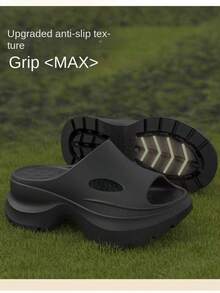 1 Pair Women's Platform Slippers, 2.75 Inch Thick Sole, Arch Support, Comfortable For Long Wear, Casual & Fashionable Summer Sandals, Non-Slip Soft Bottom,Shoe Rack,Storage Saver,Outdoor,Garden,Travel Essential,Portable,Beach Essential,Graduation Season,Commencement,Graduation Ceremony,Graduation Gift,Graduation Present,Graduation Gift,Graduation Present,Congrats Grad,Congratulations Graduate,Valedictorian,Finish School,Graduation Party - Multicolor - View 3
