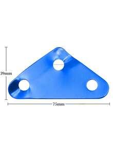Large Adjustable Triangular Buckle, Outdoor Aluminum Alloy Triangle Buckle For Tent Tarp Windproof Rope, Non-Slip Cord Adjuster - Multicolor - View 9