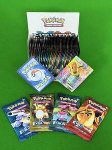 宝可梦主题集换式卡牌，精美画作，角色细节丰富，随机发货 - 彩色 - 查看 4