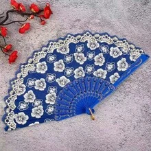 Quạt xếp hình hoa anh đào, quạt múa kiểu Trung Quốc cổ điển dành cho nữ, thích hợp mặc cùng áo sườn xám và Hanfu. - nhiều màu - Xem 16