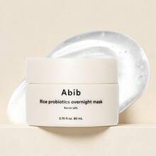 ABIB舒缓修护保湿滋养发酵大米益生菌夜间修护啫喱面膜，80毫升，1罐，发酵大米益生菌+啫喱质地，夜间修护肌肤，免洗面膜，适合所有肤质，日常护理 - 米益生菌晚安修護果凍面膜80ml - 查看 6