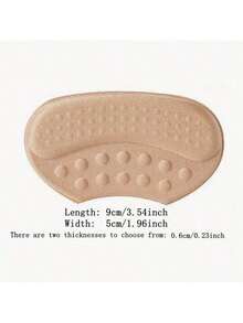4 Miếng lót gót tự dính, màu be, dày - Được làm từ chất liệu sợi polyester, chống trượt và chống nổi bọt nước, miếng lót gót chống mài mòn, phù hợp với giày quá rộng, giúp ngăn ngừa trượt, ma sát và nổi bọt nước. - Màu da chữ A - Xem 8