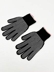 2/1pc Set Hair Styling Curling Iron, Double-Sided Silicone Bead Curler, Heat Resistant Glove - A - View 10