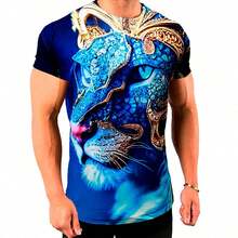 Shendy Vendy Sublimated Men's King B Premium Short Sleeve T-Shirt - Màu xanh lam - Xem 8