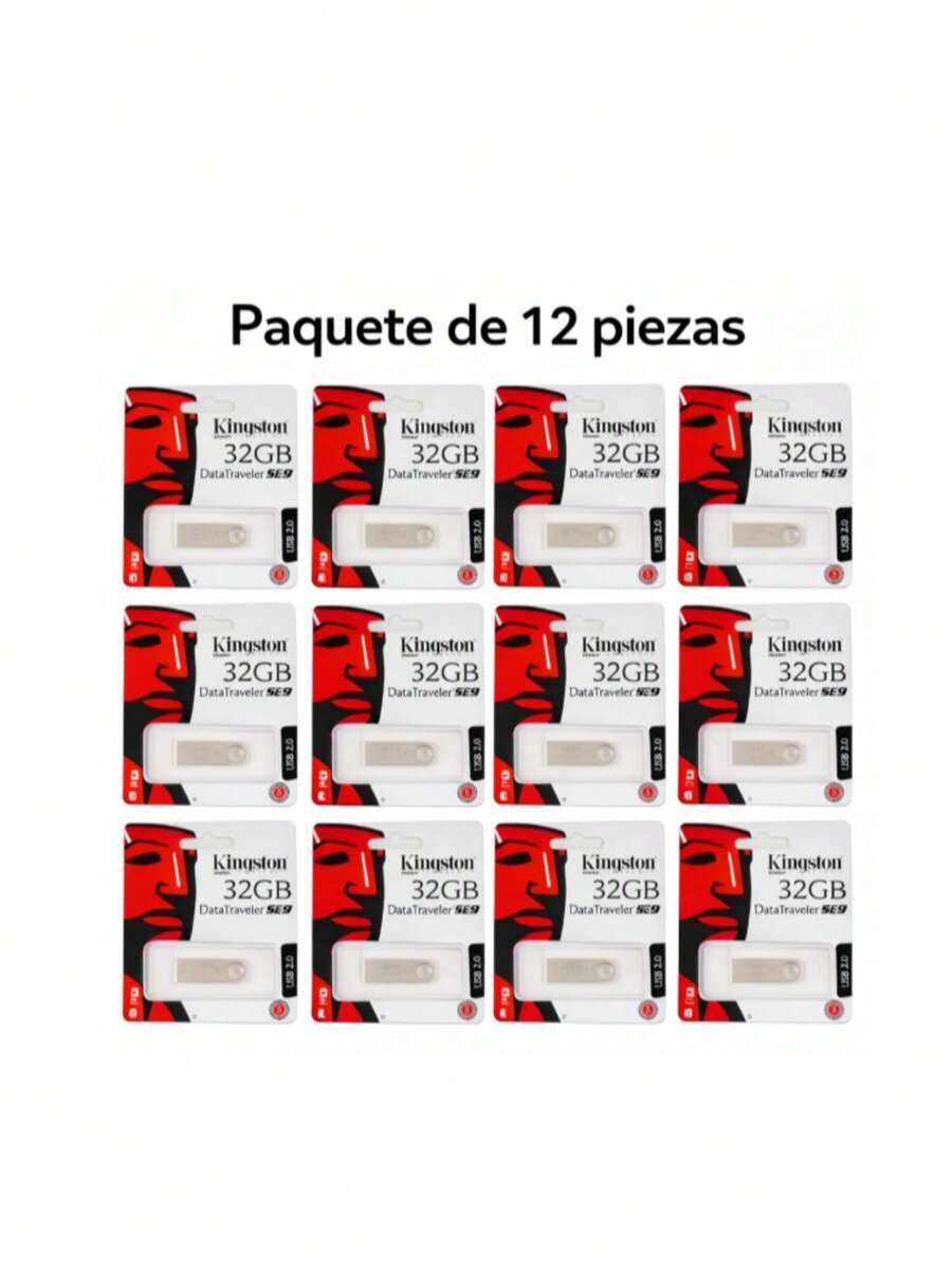 Paquete de 12 Piezas usb 32 gb plateadas - Ver 1