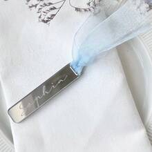 20pcs Customized Wedding Place Cards, Acrylic Name Plates, Personalized Wedding Guest Seat Cards For Reception Table Decorations, Wedding Favors (Excluding Ribbons) - Multicolor 1 - View 4