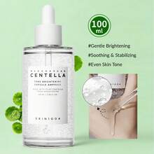 SKIN1004 1瓶100毫升马达加斯加积雪草亮肤舒缓精华液，温和滋养肌肤，提亮肤色，平衡肌肤，适合暗沉肤色日常护理 - 積雪草煥白光感凝珠安瓶精華100ml - 查看 7