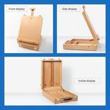 Art Easel Artist Desktop Adjustable Desk Box Tabletop Stand Display Painting - 1Pcs - View 2
