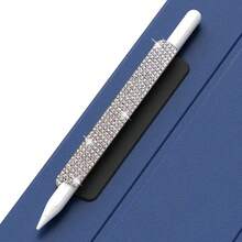 Diamond Luxury Silicone Pencil Holder Sleeve, Compatible With Apple Pencil 1st/2nd Gen & Universal Stylus - A - View 5