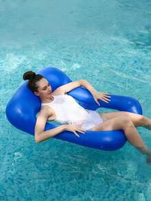 เตียงลอยน้ำเป่าลม PVC, แพพับได้เหมาะสำหรับใช้ในสระว่ายน้ำ - หลากสี - ดู 8