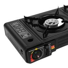 Portable Camping Stove 2 Burner Outdoor Gas Stove With Non Stick Griddle For Camping Picnic Patio - 1 - View 9