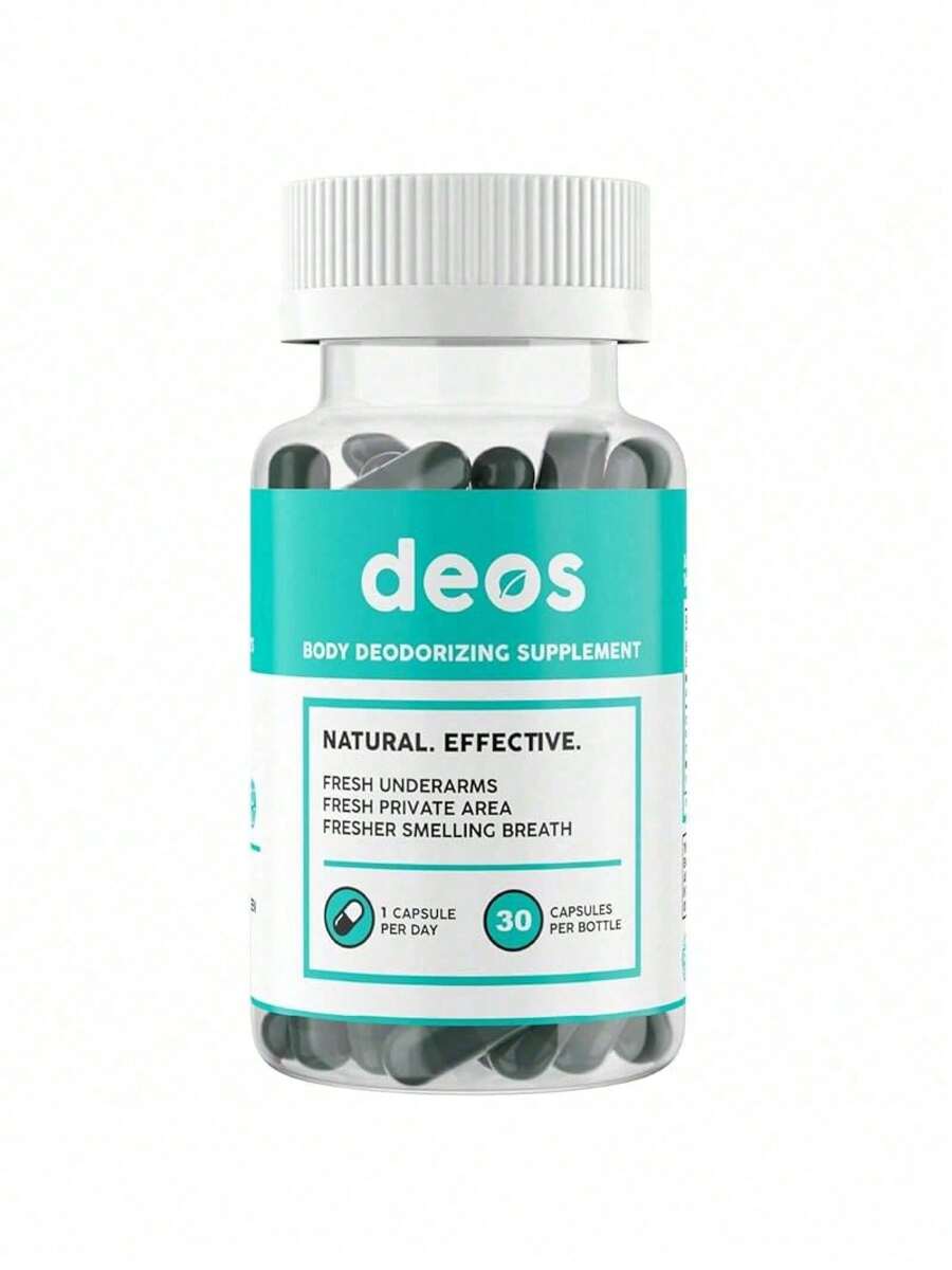 Internal Deodorant Supplement – Full Body Deodorizer For Gut Health, Skin Health, Detox & Digestion Support – Natural Odor Control Chlorophyll Pills| 30 Capsules - 30 片(1 包) - 查看 1