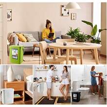 Countertop & Hanging Trash Cans - Blue - View 6