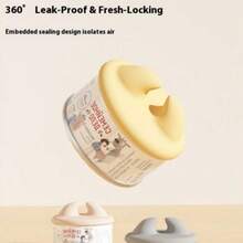 Pet Cat Can Lid Sealer Spoon, Dog Cat Paw Can Opener Scooper Sealing Silicone Lid Preserving Tool - Multicolor - View 8