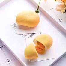 1 pieza Molde para pastel de mousse de plátano, Molde de silicona para hornear DIY de mango, Molde de cubitos de hielo de chocolate, Molde para postres, Fruta creativa, Resistente a altas temperaturas - Blanco - Ver 6